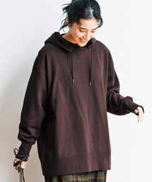 【佐藤かなさんプロデュース】 アヴェクモワ　スウェットパーカー〈ダークブラウン〉