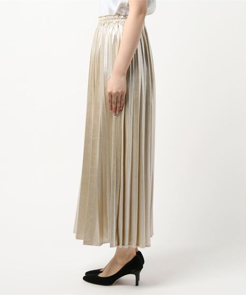 archives（アルシーヴ）の「グリッタープリーツスカート