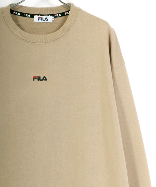 FILA（フィラ）の「FILA/フィラ 別注 オーバーサイズ カレッジロゴ スウェット レディース メンズ トレーナー（スウェット・メンズ・ブラック系その他2/ホワイト/ベージュ/ブラック系その他/ホワイト系その他/ベージュ系その他/ブラック/ホワイト系その他2/グリーン系その他/ネイビー/オートミール/グリーン系その他2/ダークグリーン/スミクロ・LL/M/L）」の9枚目の写真
