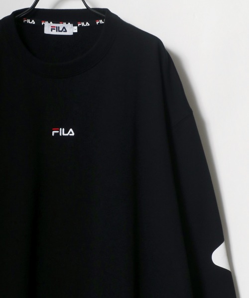 FILA（フィラ）の「FILA/フィラ 別注 オーバーサイズ カレッジロゴ スウェット レディース メンズ トレーナー（スウェット・メンズ・ブラック系その他2/ホワイト/ベージュ/ブラック系その他/ホワイト系その他/ベージュ系その他/ブラック/ホワイト系その他2/グリーン系その他/ネイビー/オートミール/グリーン系その他2/ダークグリーン/スミクロ・LL/M/L）」の6枚目の写真
