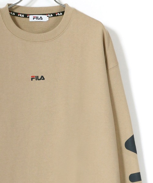 FILA（フィラ）の「FILA/フィラ 別注 オーバーサイズ カレッジロゴ スウェット レディース メンズ トレーナー（スウェット・メンズ・ブラック系その他2/ホワイト/ベージュ/ブラック系その他/ホワイト系その他/ベージュ系その他/ブラック/ホワイト系その他2/グリーン系その他/ネイビー/オートミール/グリーン系その他2/ダークグリーン/スミクロ・LL/M/L）」の10枚目の写真