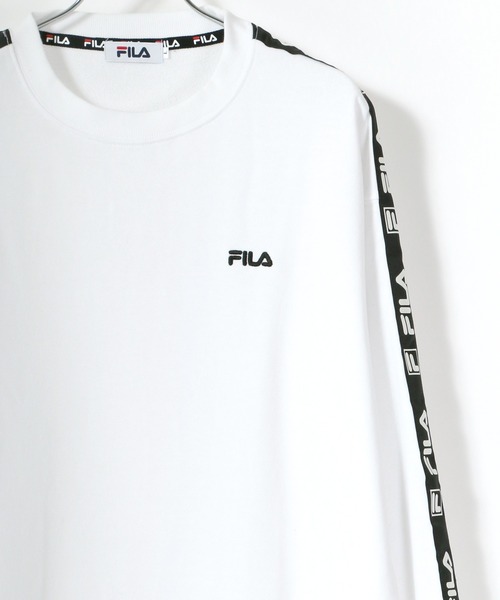 FILA（フィラ）の「FILA/フィラ 別注 オーバーサイズ カレッジロゴ スウェット レディース メンズ トレーナー（スウェット・メンズ・ブラック系その他2/ホワイト/ベージュ/ブラック系その他/ホワイト系その他/ベージュ系その他/ブラック/ホワイト系その他2/グリーン系その他/ネイビー/オートミール/グリーン系その他2/ダークグリーン/スミクロ・LL/M/L）」の4枚目の写真