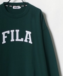 FILA/フィラ 別注 オーバーサイズ カレッジロゴ スウェット レディース メンズ トレーナー