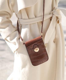 florist | クロコダイルレザーサコッシュバッグ(ボディバッグ/ウエストポーチ)