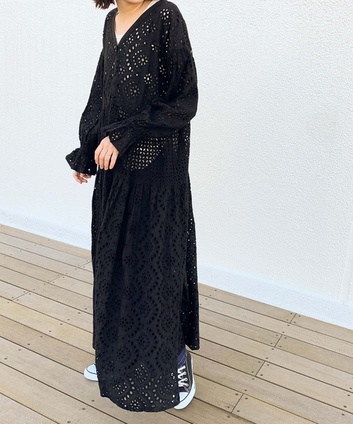 Bonpoint パッチワーク　レース　ワンピース　12 ds224-637-3437_000.jpg