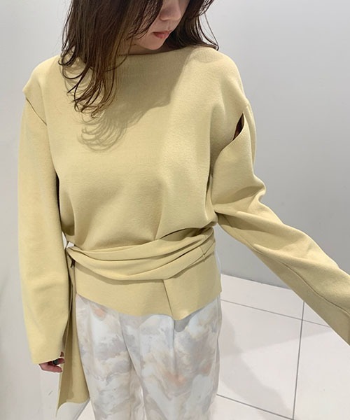 emmi（エミ）【新品】ニット・セーター（ベージュ系） emmi（エミ）の「【emmi atelier】3WAY ECOVEROニット（ニット