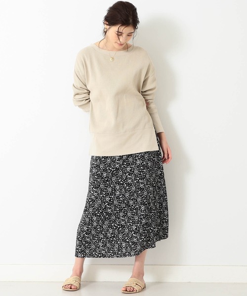 BEAMS LIGHTS（ビームスライツ）の「BEAMS LIGHTS / DEVEAUX 花柄 フレア スカート（スカート・レディース・イエロー/ブラック・38/36）」の13枚目の写真