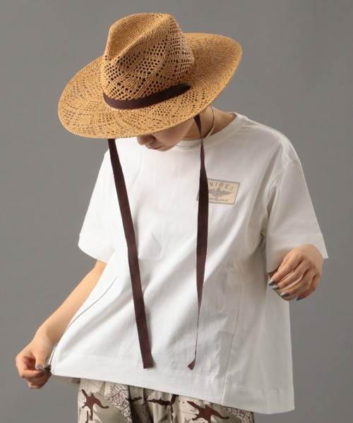 AVIREX（アヴィレックス）の「サイドジップ ワッペンプルオーバー/ SIDE ZIP WAPPEN PULL OVER（Tシャツ/カットソー・レディース・オフホワイト/オレンジ/ブラック・FREE）」の7枚目の写真