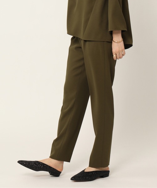 KASHIYAMA（カシヤマ）の「＜WASHABLE＞オックス 2wayストレッチ 1タックテーパードパンツ（その他パンツ・レディース・カーキ/ネイビー/キャメル/ベージュ・マルチサイズ）」の22枚目の写真