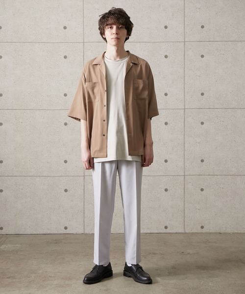 JUNRED（ジュンレッド）の「【セットアップ対応】エアリーストレッチスリム（スラックス・メンズ・ブルー/ダークブラウン/ライトグレー・S/M/L）」の11枚目の写真