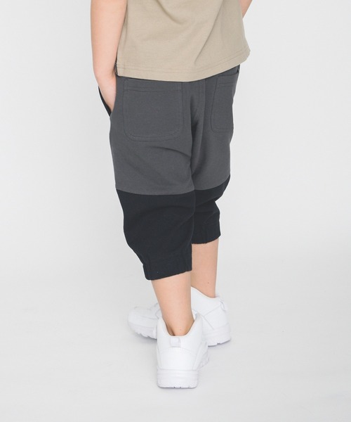 BRANSHES（ブランシェス）の「ストレッチ天竺クロップドパンツ（その他パンツ・キッズ・ブラック/カーキオリーブ・100cm/80ｃｍ/120cm/90cm/150cm/130cm/110cm/140cm）」の12枚目の写真