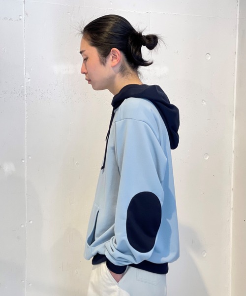 GARDEN TOKYO(ガーデントウキョウ)の「UNNAMED/アンネームド/half zip parka/ハーフジップパーカー(パーカー・メンズ・サックスブルー/ブラウン/ブラック/グレー・FREE)」の4枚目の写真