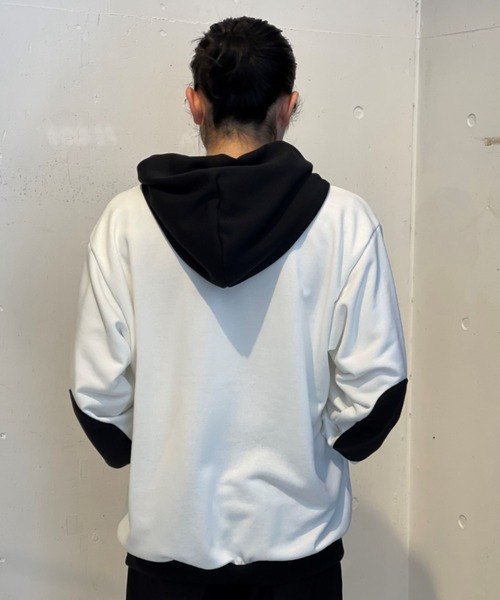 GARDEN TOKYO(ガーデントウキョウ)の「UNNAMED/アンネームド/half zip parka/ハーフジップパーカー(パーカー・メンズ・サックスブルー/ブラウン/ブラック/グレー・FREE)」の11枚目の写真