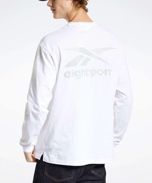 Reebok(リーボック)の「eightyone ロング スリーブ Tシャツ (Tシャツ/カットソー・メンズ・ホワイト/グリーン/ブラック・XX-LARGE/LARGE/X-LARGE/XXX-LARGE/SMALL/MEDIUM)」の4枚目の写真