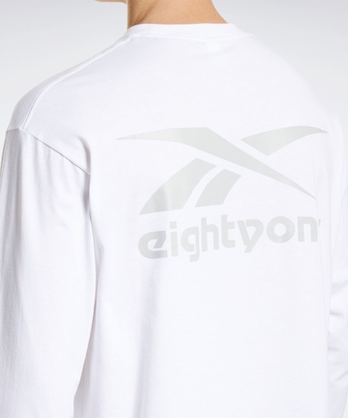 Reebok(リーボック)の「eightyone ロング スリーブ Tシャツ (Tシャツ/カットソー・メンズ・ホワイト/グリーン/ブラック・XX-LARGE/LARGE/X-LARGE/XXX-LARGE/SMALL/MEDIUM)」の6枚目の写真