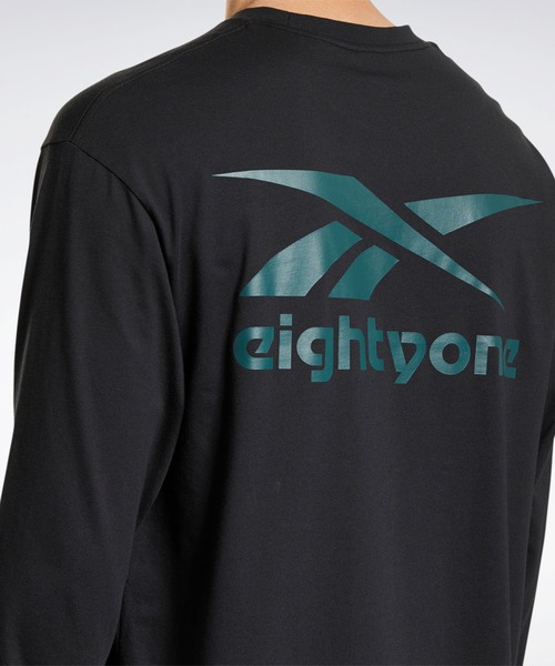 Reebok(リーボック)の「eightyone ロング スリーブ Tシャツ (Tシャツ/カットソー・メンズ・ホワイト/グリーン/ブラック・XX-LARGE/LARGE/X-LARGE/XXX-LARGE/SMALL/MEDIUM)」の9枚目の写真