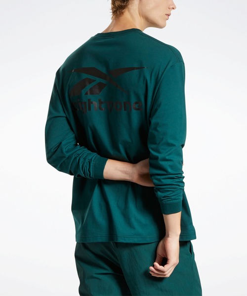 Reebok(リーボック)の「eightyone ロング スリーブ Tシャツ (Tシャツ/カットソー・メンズ・ホワイト/グリーン/ブラック・XX-LARGE/LARGE/X-LARGE/XXX-LARGE/SMALL/MEDIUM)」の11枚目の写真