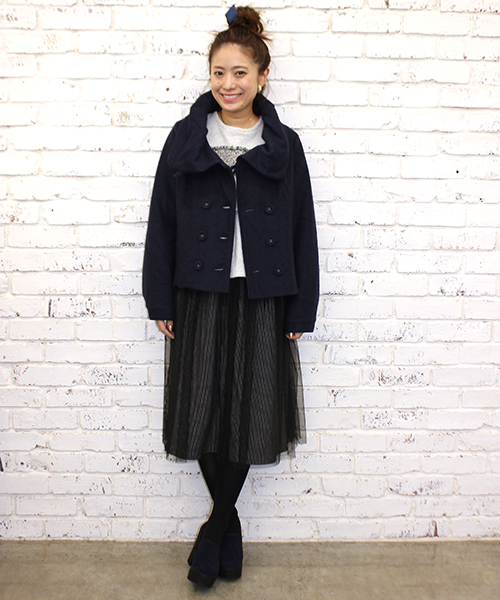 mystic（ミスティック）の「BIGカラーコート（その他アウター）」 - WEAR