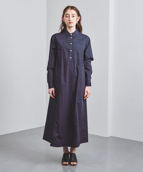 dahl'ia（ダリア）の「＜dahl'ia（ダリア）＞ドット シャツワンピース（シャツワンピース・レディース・レッド/ネイビー・FREE）」の10枚目の写真