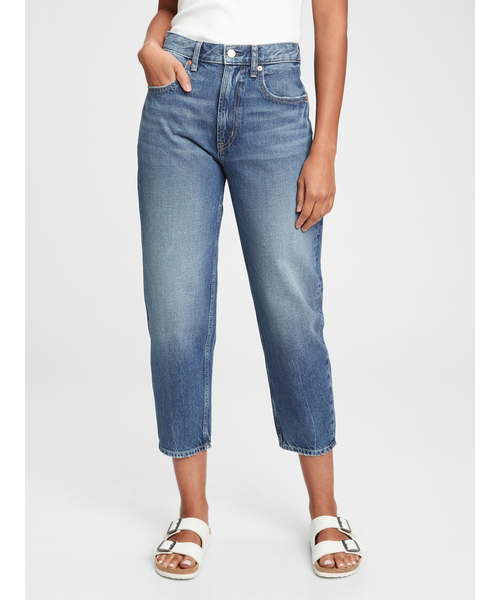 GAP（ギャップ）の「ハイライズ バレルジーンズ（デニムパンツ・レディース・ライトインディゴブルー・25/24/26/27/28/29/23）」の8枚目の写真