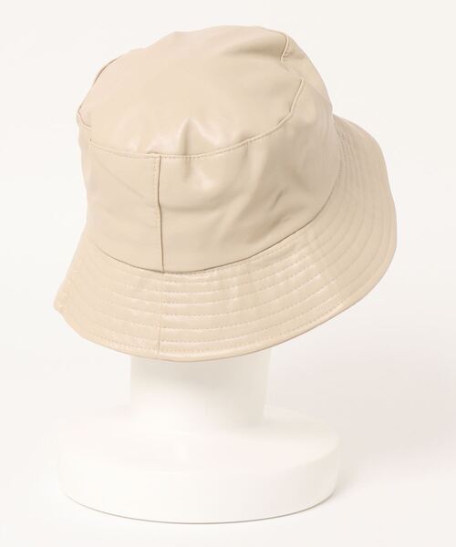 VENCEEXCHANGE（ヴァンスエクスチェンジ）の「フェイクレザーバケットハット（ハット・レディース・ブラック/ベージュ・FREE）」の8枚目の写真