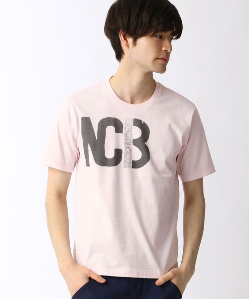 NICOLE CLUB FOR MEN（ニコルクラブフォーメン）の「ロゴプリントＴシャツ（Tシャツ/カットソー・メンズ・ホワイト/ブラック/ピンク/ブルー・MEDIUM/LARGE/X-LARGE）」の4枚目の写真