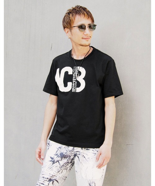 NICOLE CLUB FOR MEN（ニコルクラブフォーメン）の「ロゴプリントＴシャツ（Tシャツ/カットソー・メンズ・ホワイト/ブラック/ピンク/ブルー・MEDIUM/LARGE/X-LARGE）」の2枚目の写真