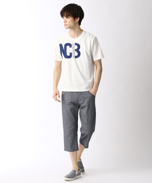 NICOLE CLUB FOR MEN（ニコルクラブフォーメン）の「ロゴプリントＴシャツ（Tシャツ/カットソー・メンズ・ホワイト/ブラック/ピンク/ブルー・MEDIUM/LARGE/X-LARGE）」の9枚目の写真