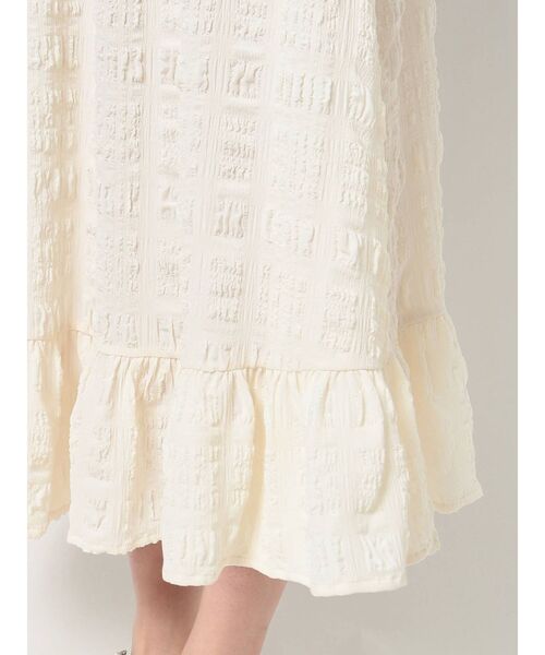 merry jenny(メリージェニー)の「フクレジャガードフレアスカート【セットアップ着用可能】(スカート・レディース・ライトブルー/ブラック/アイボリー・FREE)」の20枚目の写真