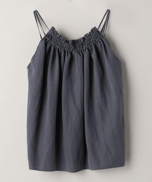 ASTRAET（アストラット）の「＜ASTRAET（アストラット）＞ギャザー バックリボン キャミソール（キャミソール・レディース・オフホワイト/ダークグレー・FREE）」の14枚目の写真