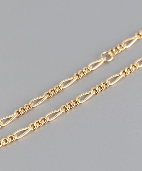 PAS TIERRA（パティエラ）の「－Chaine－ 喜平ショートチェーンブレスレット（ブレスレット・レディース・シルバー/イエローゴールド・FREE）」の7枚目の写真