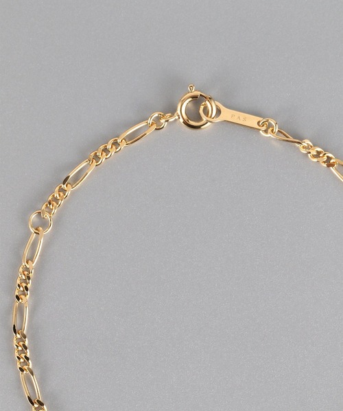 PAS TIERRA（パティエラ）の「－Chaine－ 喜平ショートチェーンブレスレット（ブレスレット・レディース・シルバー/イエローゴールド・FREE）」の8枚目の写真