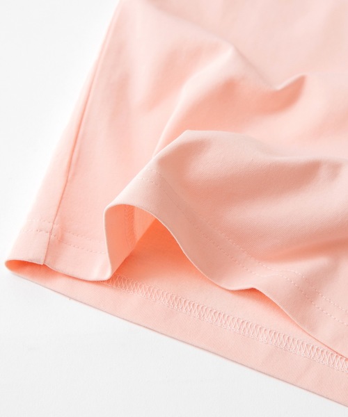 panpantutu（パンパンチュチュ）の「フリルショルダートップス(半袖)(110-130cm)（Tシャツ/カットソー・キッズ・レモンイエロー/ベビーピンク/ライトベージュ/ミント/ピンク系その他/ローズ/ネイビー・120cm/110cm/130cm）」の14枚目の写真