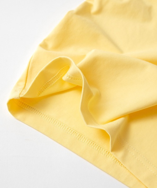 panpantutu（パンパンチュチュ）の「フリルショルダートップス(半袖)(110-130cm)（Tシャツ/カットソー・キッズ・レモンイエロー/ベビーピンク/ライトベージュ/ミント/ピンク系その他/ローズ/ネイビー・120cm/110cm/130cm）」の21枚目の写真