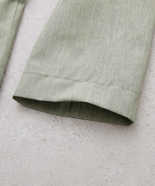 Chillfar（チルファー）の「カラーシャツジャケット（テーラードジャケット・レディース・ブラック/オレンジ/グリーン/アイボリー/マスタード/グレイッシュベージュ・FREE）」の12枚目の写真