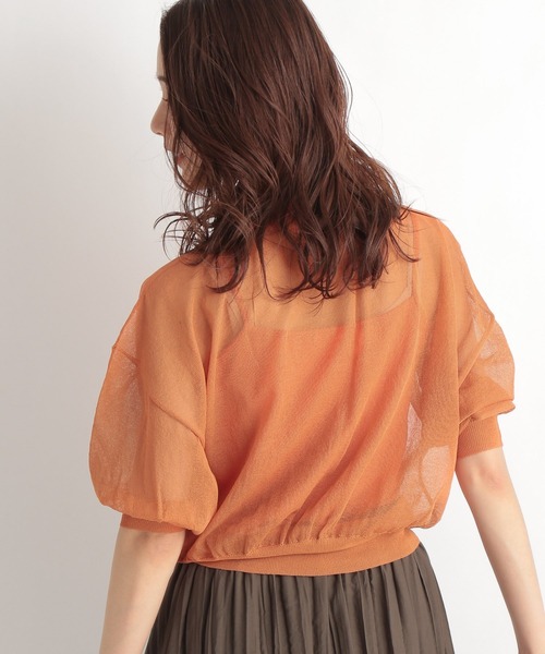 Andemiu(アンデミュウ)の「シアードルマンスリーブ2セット947184(ニット/セーター・レディース・ブラック/オレンジ/ライトグレー・FREE)」の16枚目の写真