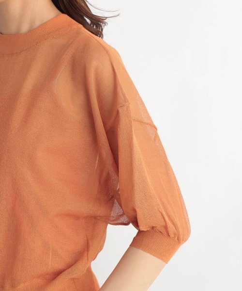 Andemiu(アンデミュウ)の「シアードルマンスリーブ2セット947184(ニット/セーター・レディース・ブラック/オレンジ/ライトグレー・FREE)」の17枚目の写真