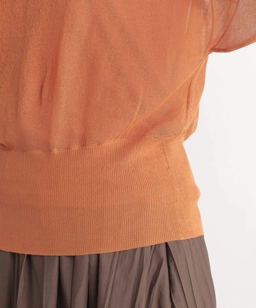 Andemiu(アンデミュウ)の「シアードルマンスリーブ2セット947184(ニット/セーター・レディース・ブラック/オレンジ/ライトグレー・FREE)」の20枚目の写真