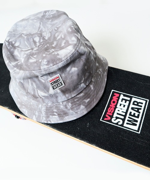 VISION STREET WEAR（ヴィジョンストリートウェア）の「【VISION STREET WEAR】タイダイ染バケットハット（ハット・メンズ・ブラック/グレー/サックスブルー・FREE）」の13枚目の写真