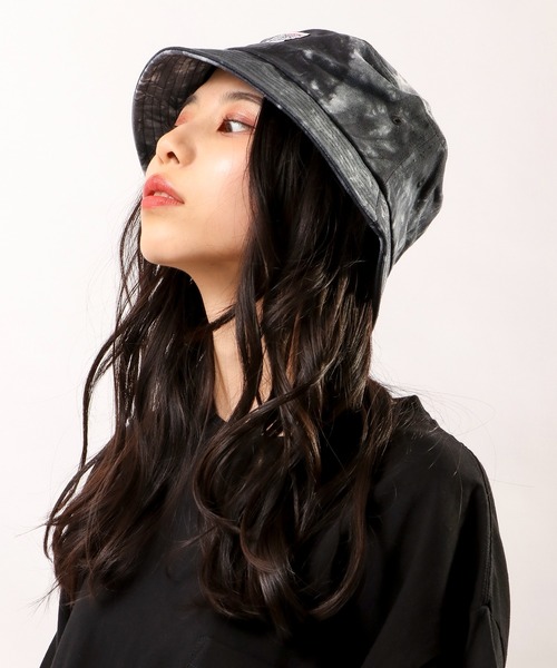 VISION STREET WEAR（ヴィジョンストリートウェア）の「【VISION STREET WEAR】タイダイ染バケットハット（ハット・メンズ・ブラック/グレー/サックスブルー・FREE）」の6枚目の写真