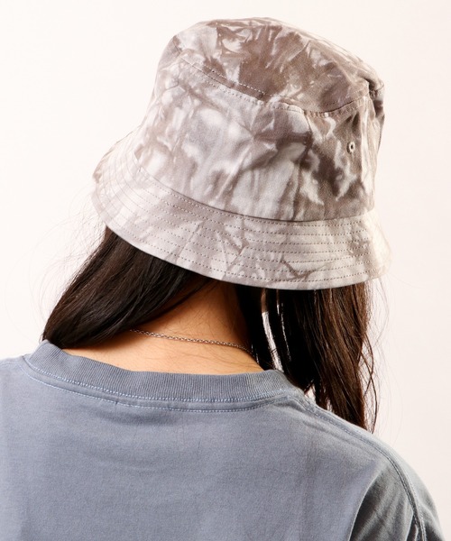 VISION STREET WEAR（ヴィジョンストリートウェア）の「【VISION STREET WEAR】タイダイ染バケットハット（ハット・メンズ・ブラック/グレー/サックスブルー・FREE）」の16枚目の写真