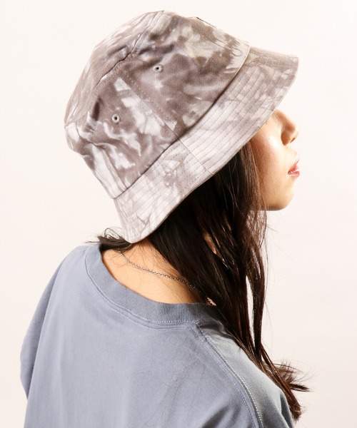 VISION STREET WEAR（ヴィジョンストリートウェア）の「【VISION STREET WEAR】タイダイ染バケットハット（ハット・メンズ・ブラック/グレー/サックスブルー・FREE）」の17枚目の写真