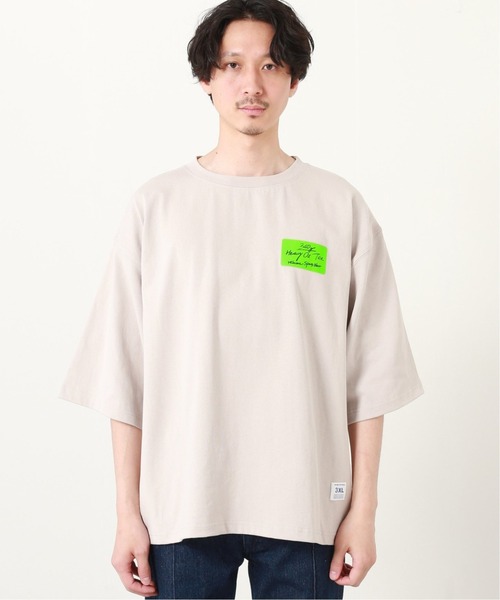 JOURNAL STANDARD relume(ジャーナルスタンダード レリューム)の「3XLヘビーウェイトビッグTシャツ(Tシャツ/カットソー・メンズ・ホワイト×ホワイト/ブラック/ライトグリーン/チャコールグレー/ホワイト・LARGE/XXX-LARGE)」の18枚目の写真