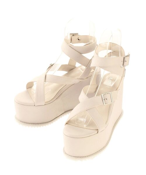 EATME（イートミー）の「クロスサンダル（サンダル・レディース・ブラック/クリーム・S/M/L）」の7枚目の写真