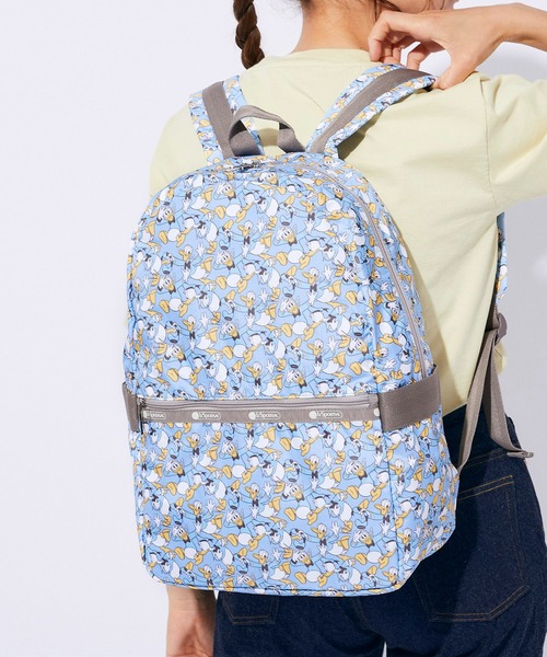 21 Summer Lesportsac Mickey Friends Collection Carrier Backpack ドナルド コンポジット バックパック リュック Lesportsac レスポートサック のファッション通販 Zozotown