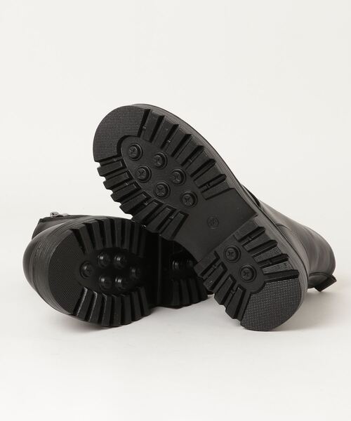 SFW（エスエフダブリュー）の「PUレザーカジュアルシューズ  編み上げブーツ（ブーツ・レディース・ホワイト/ブラック・38/39/35/36/37/40）」の5枚目の写真