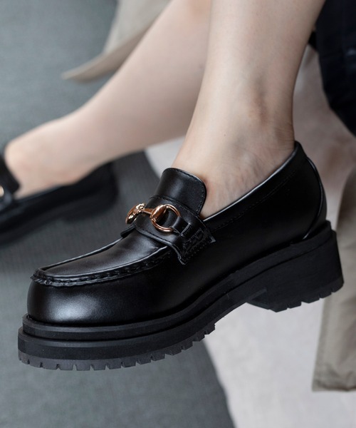 EVOL(イーボル)の「【EVOL】 ビットローファー IR9597(ローファー・レディース・ブラック/ブラウン・22.5cm/23.5cm/24.5cm/23.0cm/24.0cm/22.0cm)」の11枚目の写真