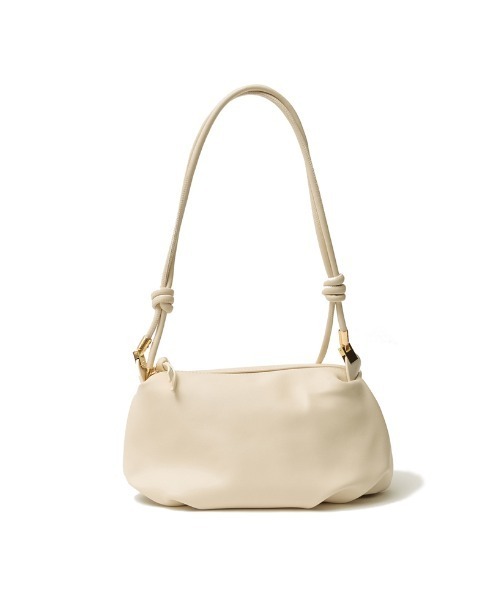 Re:EDIT（リエディ）の「サイドタックショルダーバッグ（ショルダーバッグ・レディース・ブラック/オフホワイト/キャメル・FREE）」の2枚目の写真