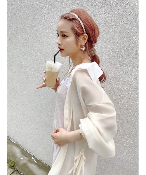 JUMELLE（ジュメロ）の「フラワーキャミワンピース（ワンピース・レディース・ピンク/ブルー・FREE）」の11枚目の写真