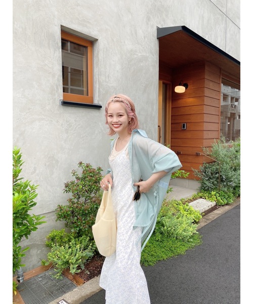 JUMELLE（ジュメロ）の「フラワーキャミワンピース（ワンピース・レディース・ピンク/ブルー・FREE）」の14枚目の写真